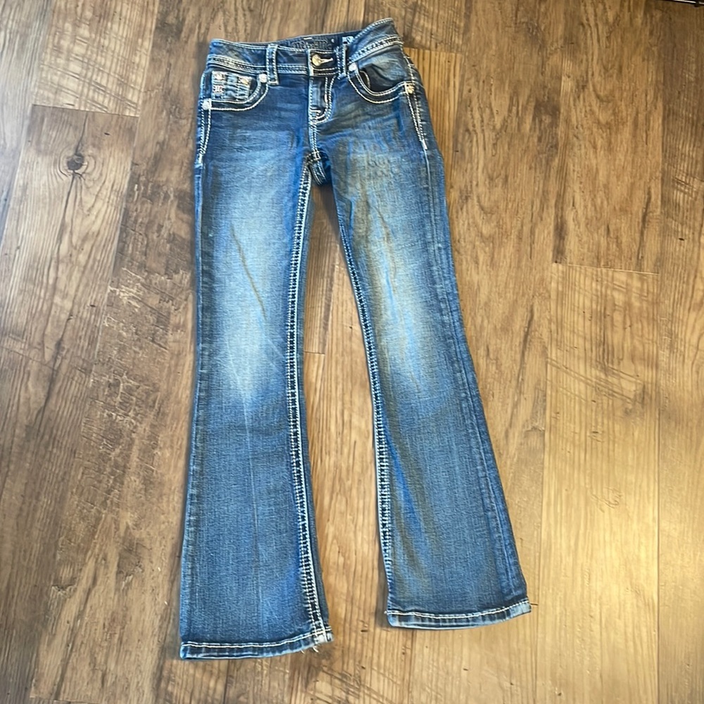 Miss me girls boot cut size 8 jeans